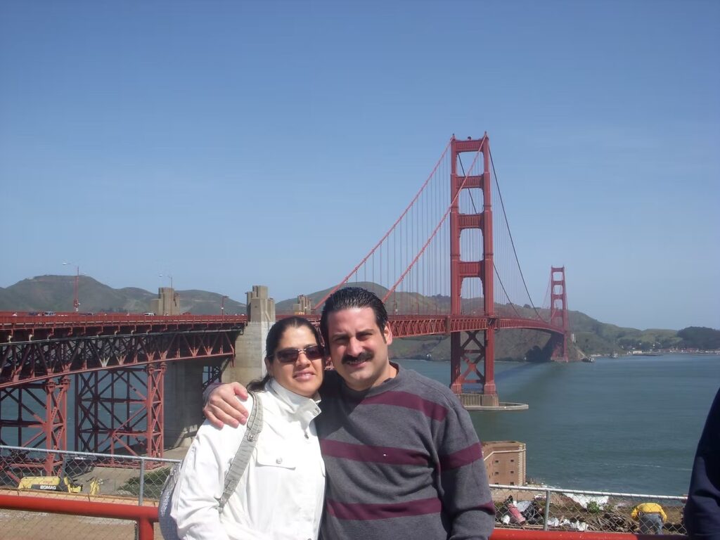 Adis Palladino (San Francisco, USA, 2011) Visita al Golden Gate durante el Congreso Anual de la American Association for Thoracic Surgery (AATS).
