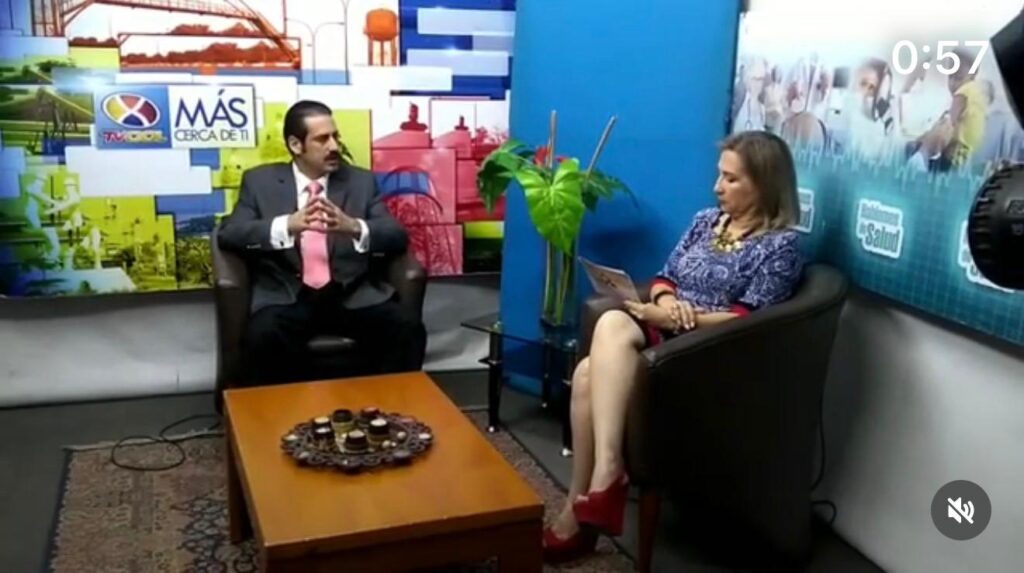 Dra. Luisa del Moral (Cabimas, Venezuela 2018)  Médico neuróloga y comunicadora en salud. Entrevistadora en el programa Hablemos de Salud del canal TVCOL, enfocado en la divulgación de temas médicos y de bienestar. 